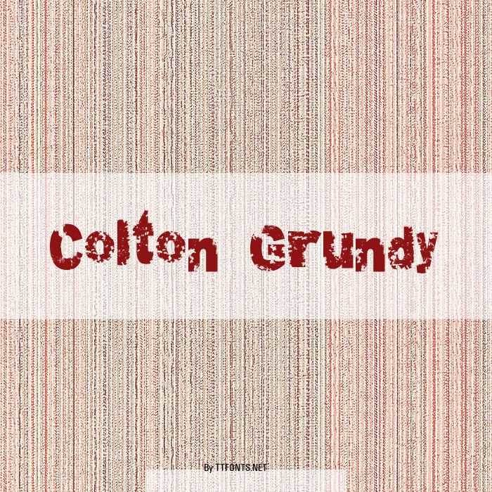 Colton Grundy example